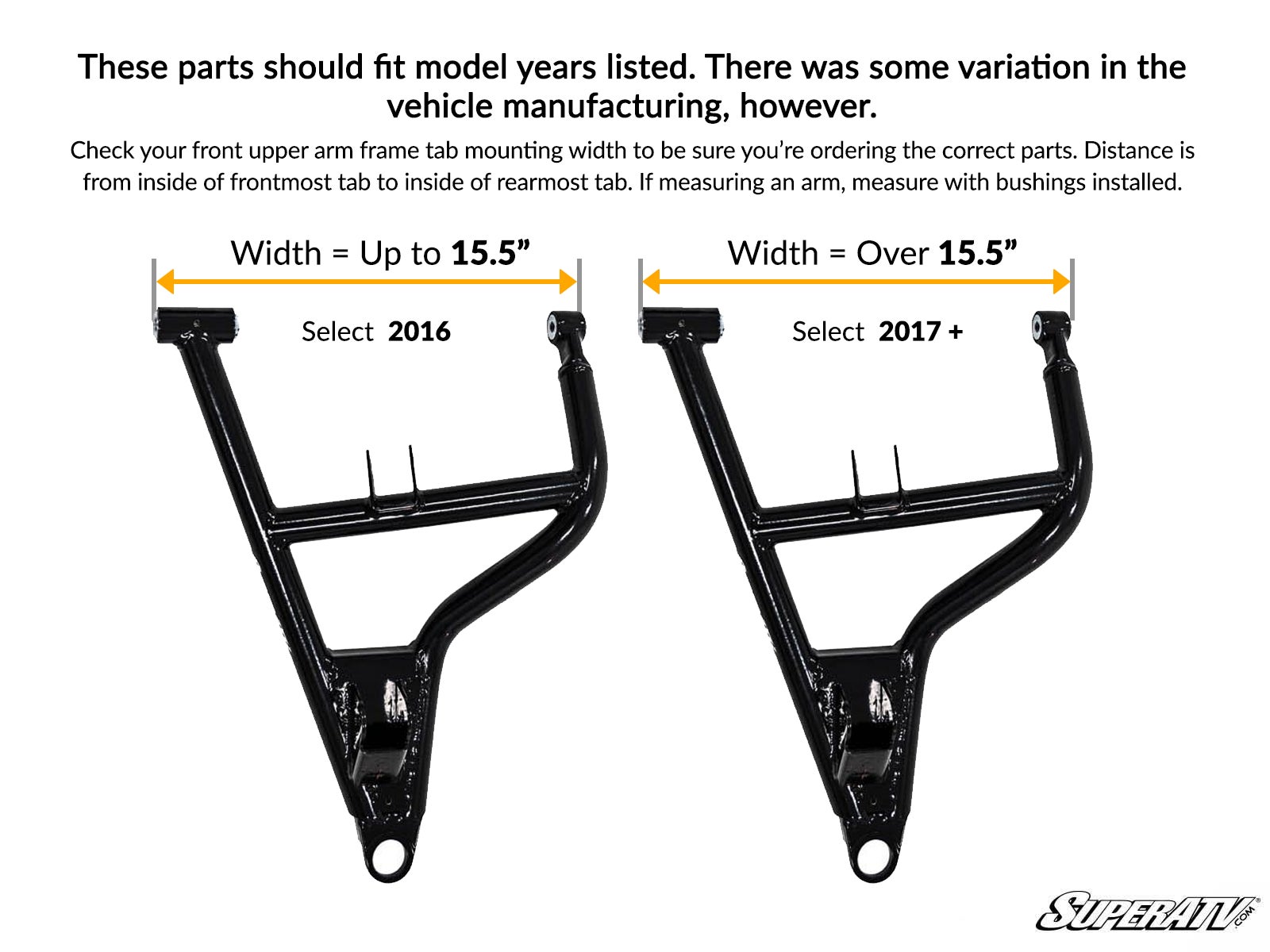 Polaris General High-Clearance Front A-Arms