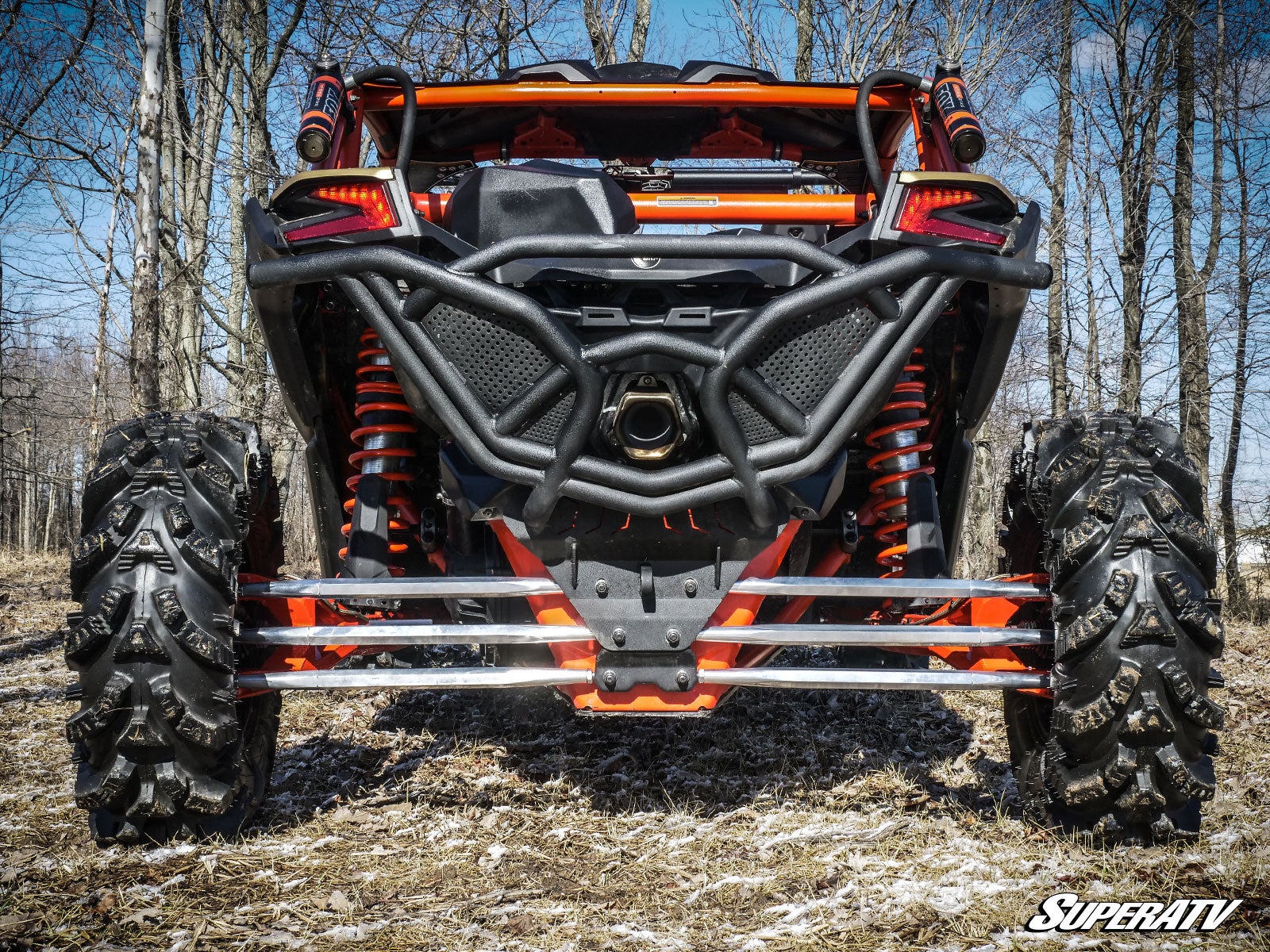 Can Am Maverick X3 72" Aluminum Rear Suspension Links with full machine