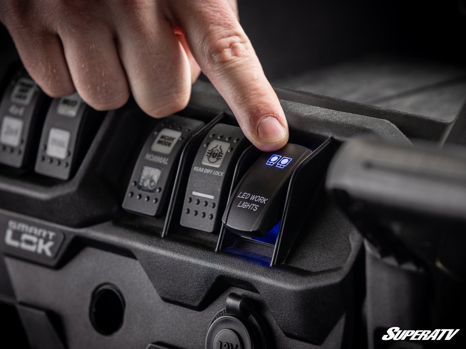 Can-Am Defender Rear-Facing LED Cube Lights