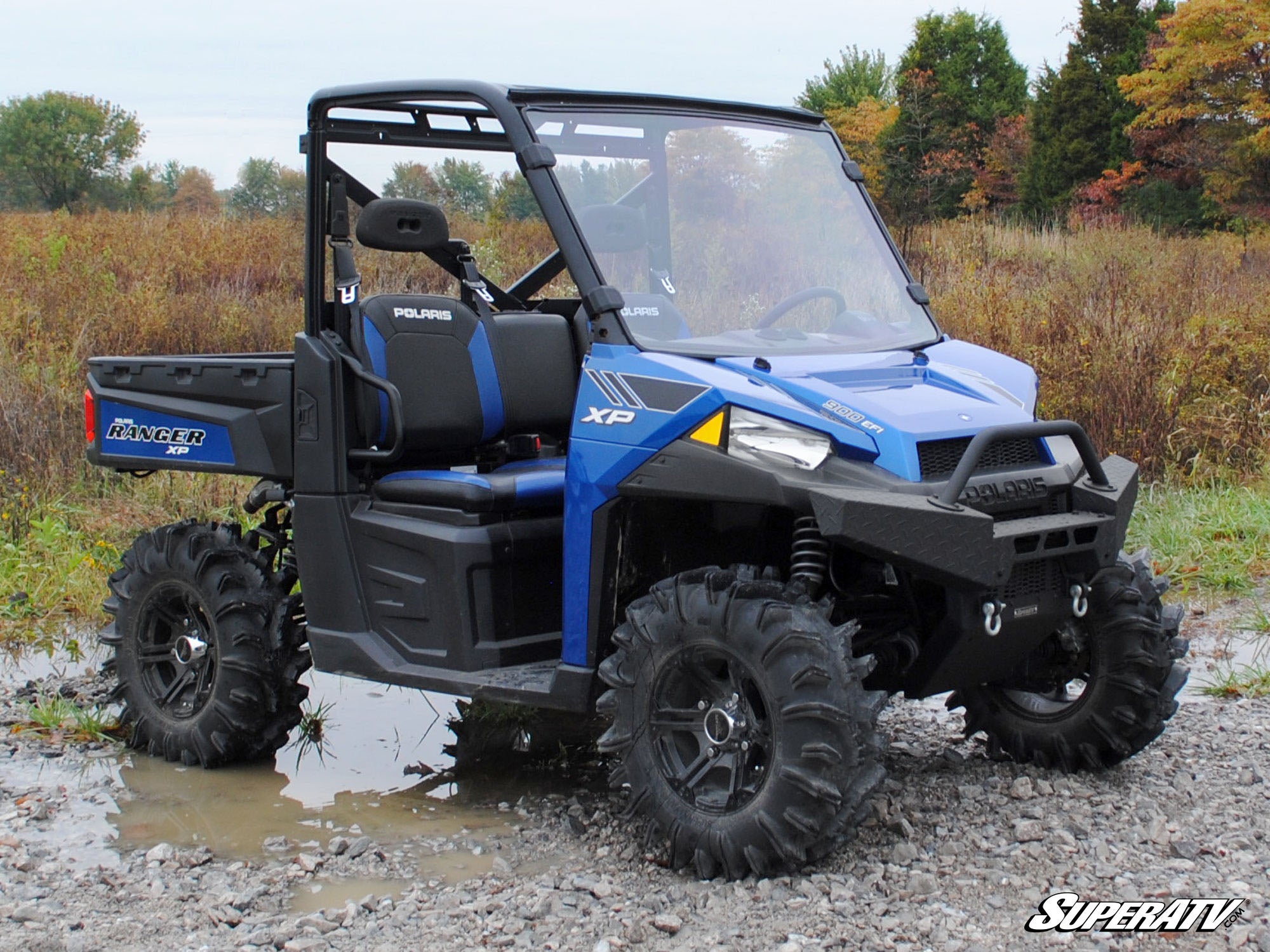 Polaris Ranger Fullsize 570/900 Scratch Resistant Full Windshield